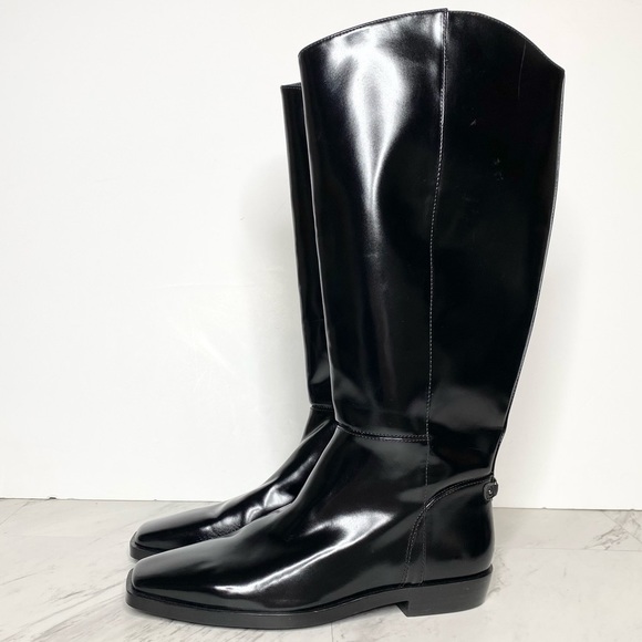 Sam Edelman Cesar Black Tall Athletic Fit Riding Boot 8 - Picture 1 of 15